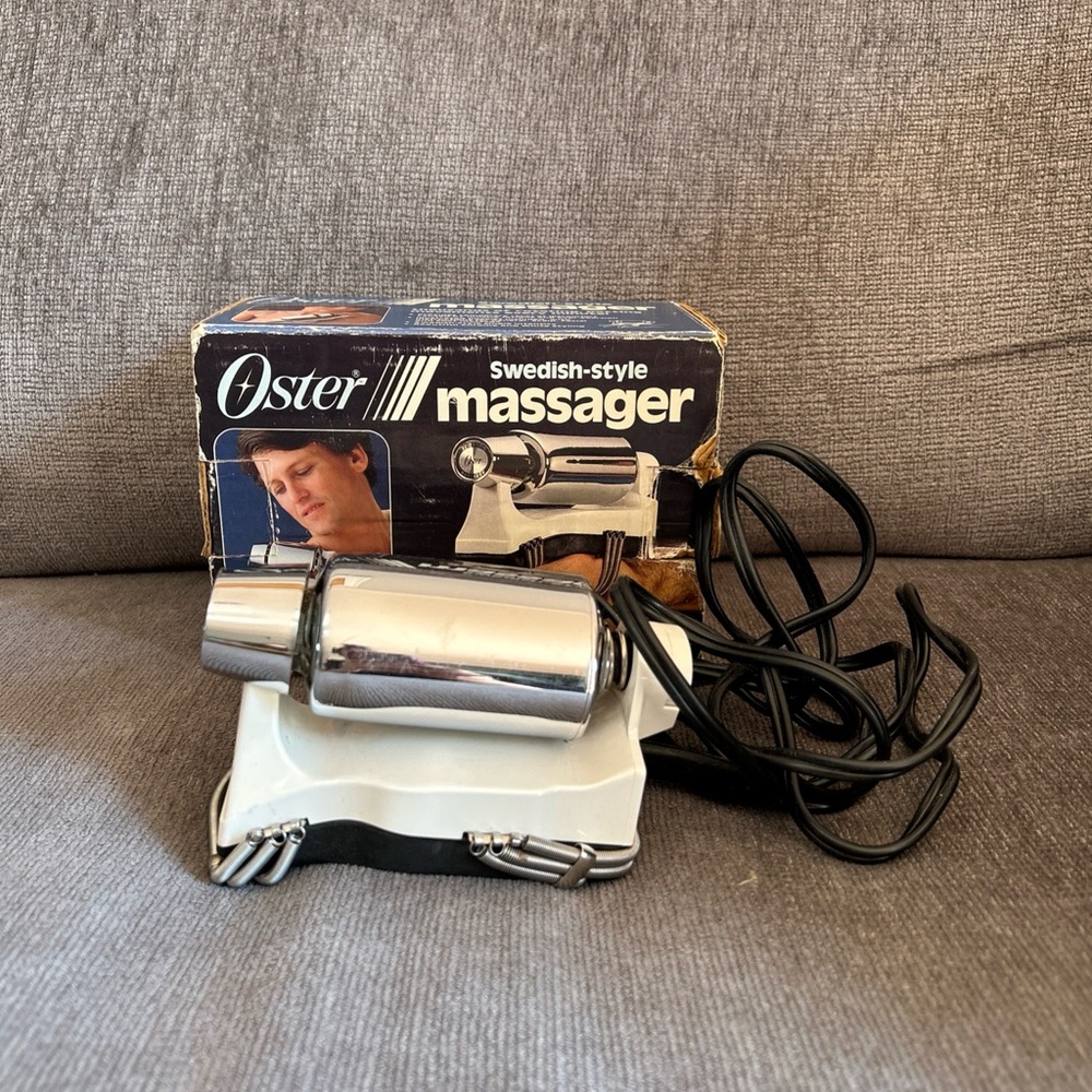 Vintage Oster Scientific Massager Full Body Swedish Style Model 126-11A Handheld